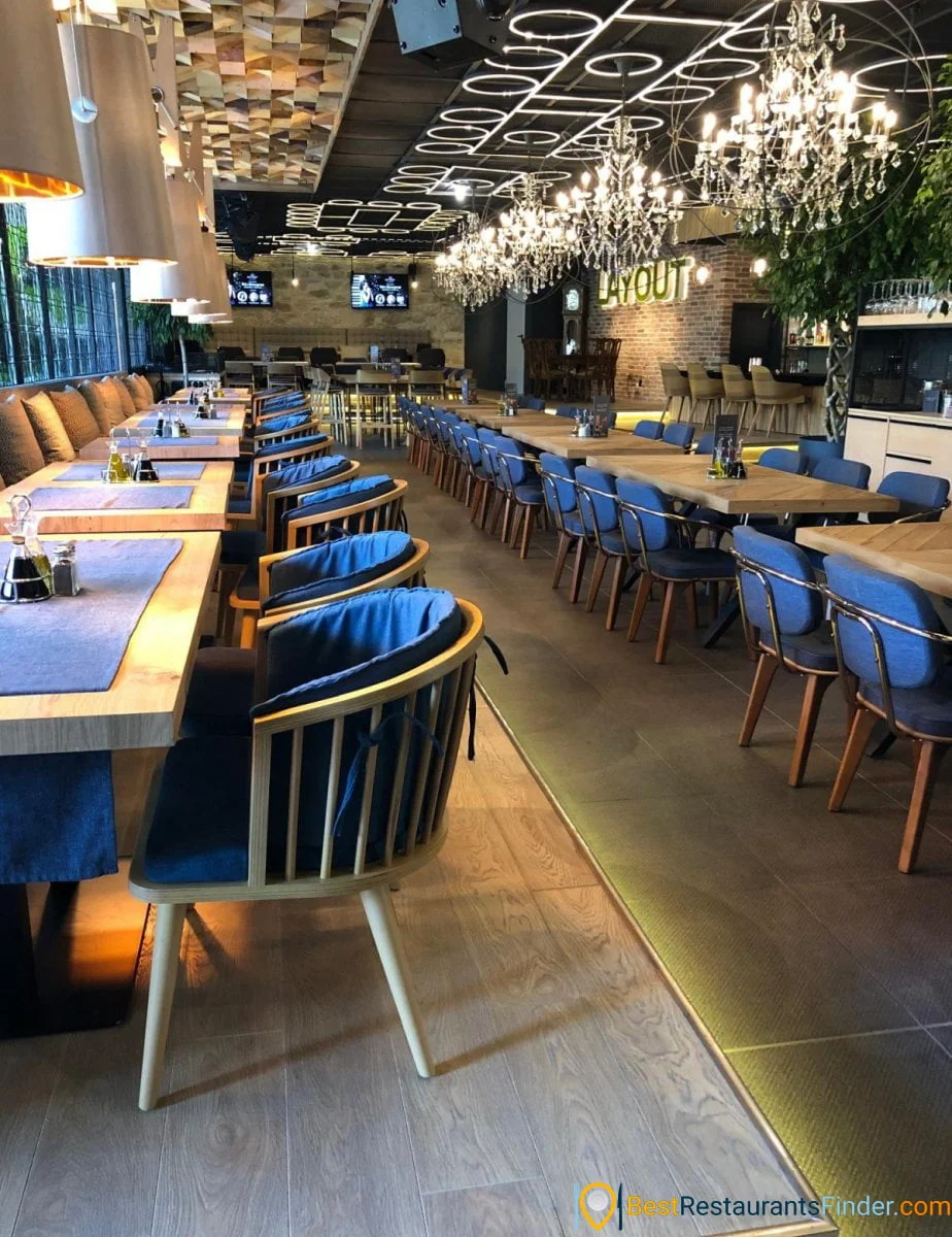 Bar & Dinner Restaurant GINGER LAYOUT Garden Sofia
